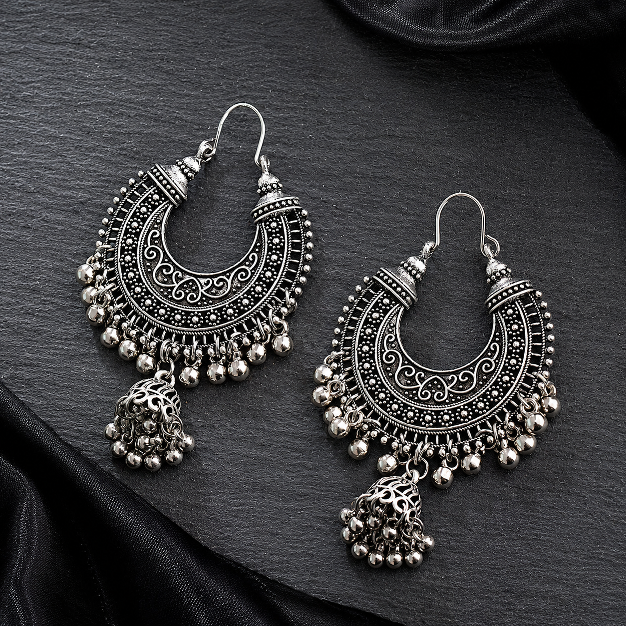Silver earring